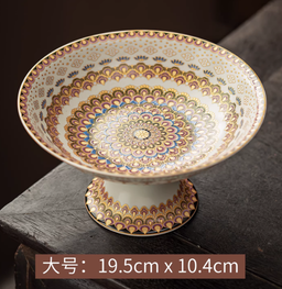 10400067 -  VINTAGE HIGH FOOTED FRUIT PLATE