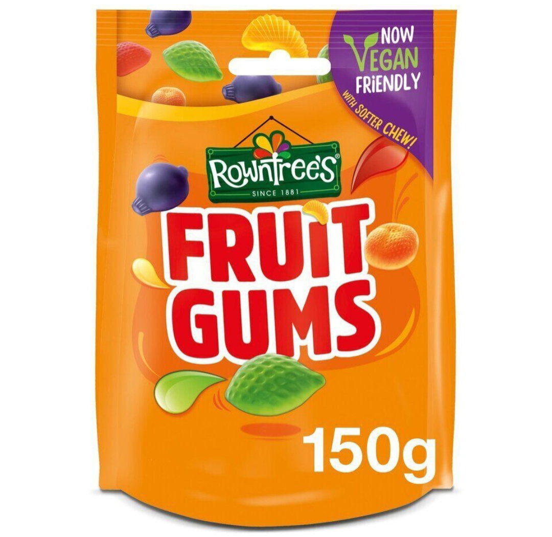 Rowntrees vegan friendly fruit gums 120g_0
