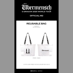 G-DRAGON - Reusable Bag [2025 World Tour 'Übermensch' Official MD]