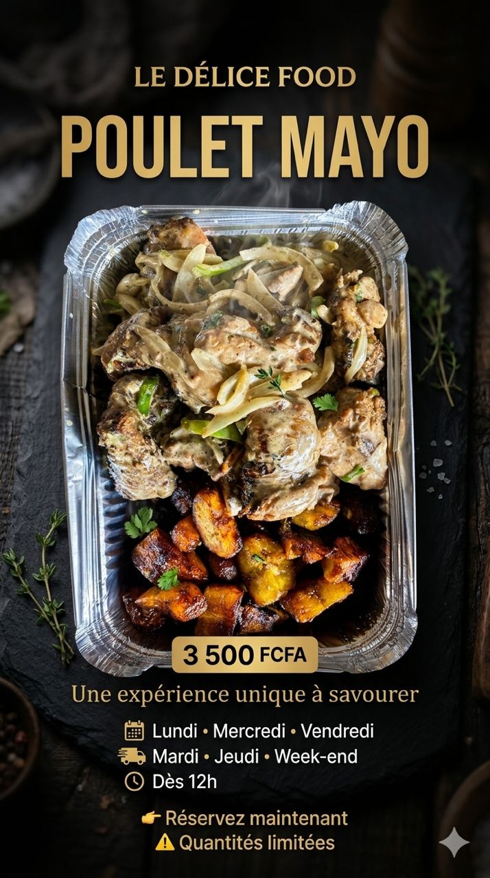 Poulet braisé Mayo