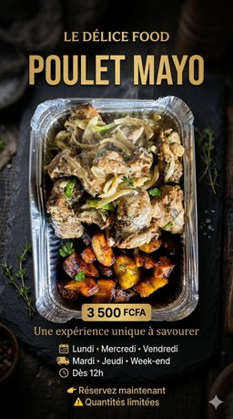 Poulet braisé Mayo