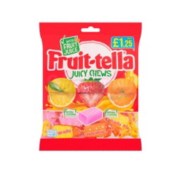 Fruit-tella juicy chews 135g