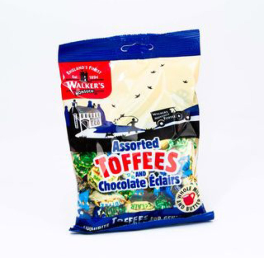 Walker's assorted toffees and chocolate eclairs 150g_0