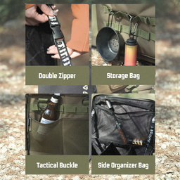 战术收纳箱 Tactical Storage Bag + 黑色桌子
