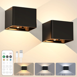 Modern Wireless Rechargeable Wall Light (2 Units)