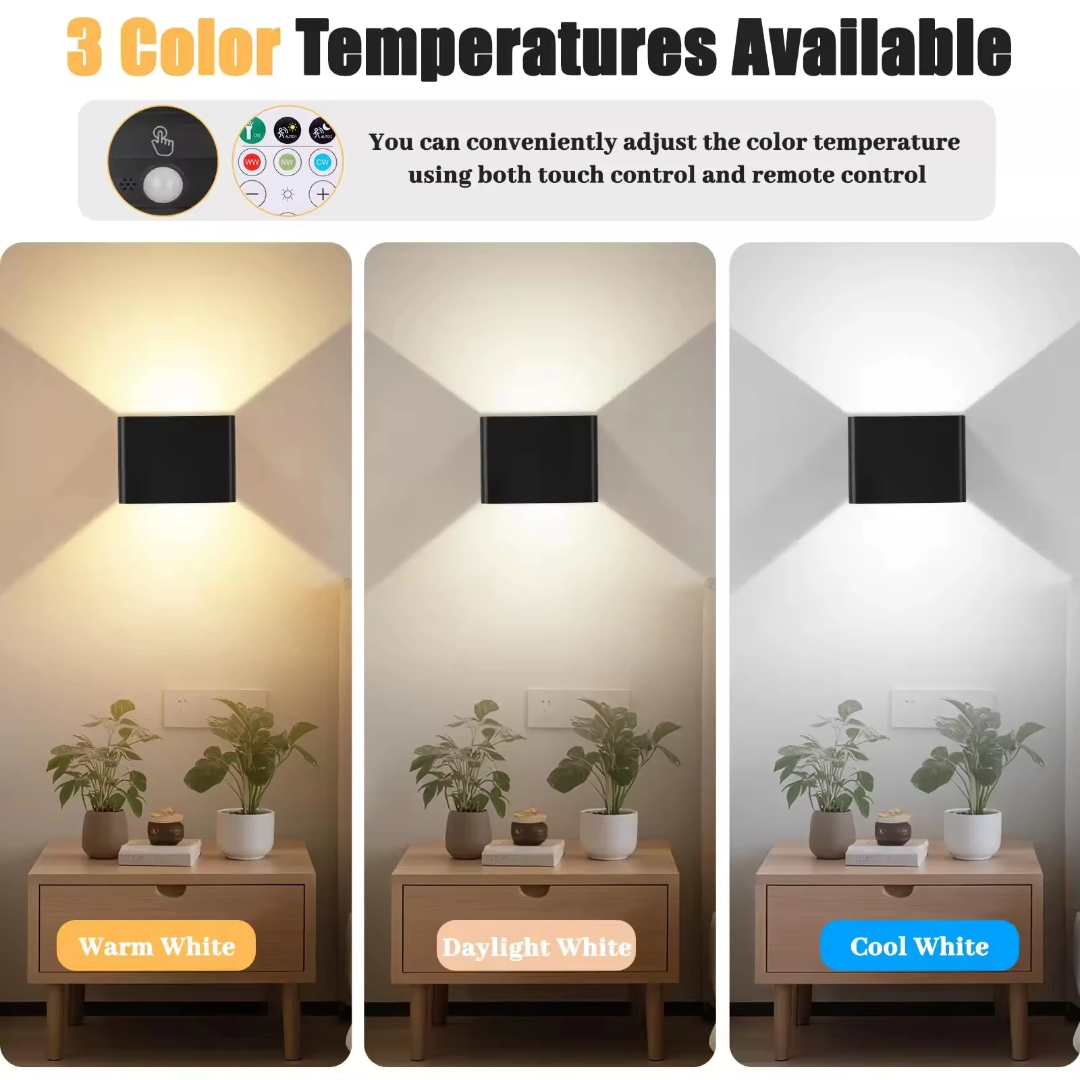 Modern Wireless Rechargeable Wall Light (2 Units)_1