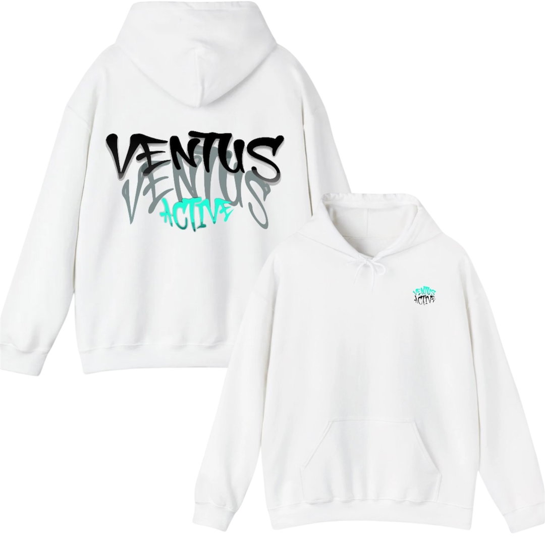 Overdrive White Hoodie - Ventus