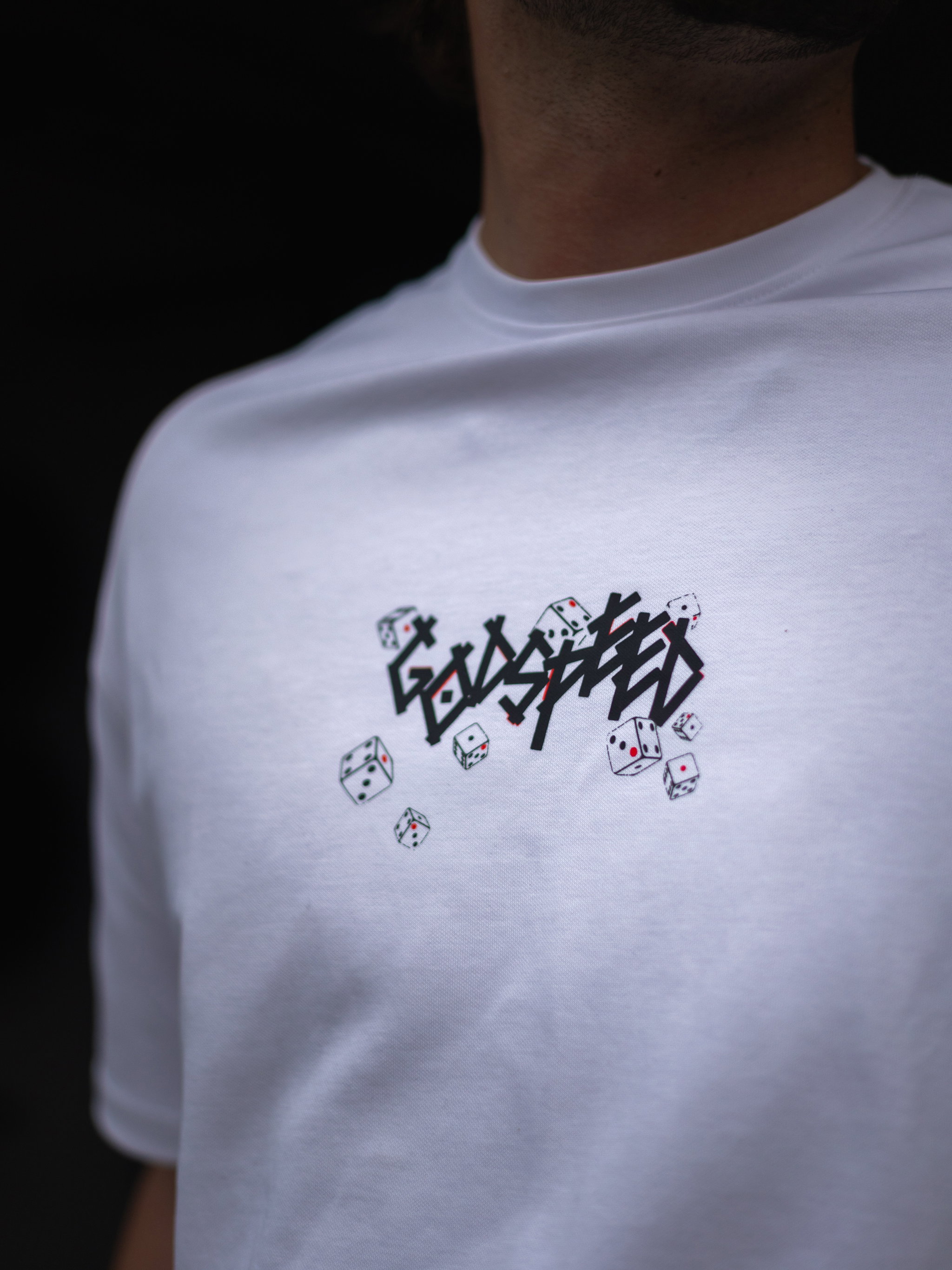 White Tee with Dice print_4