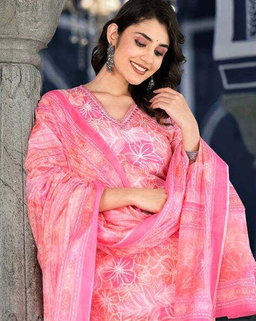Women's Printed Kurtas Set