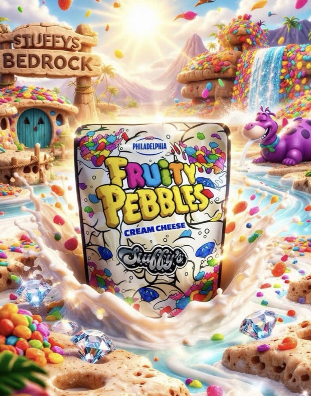 FRUITY PEBBLES CREAM CHEESE
