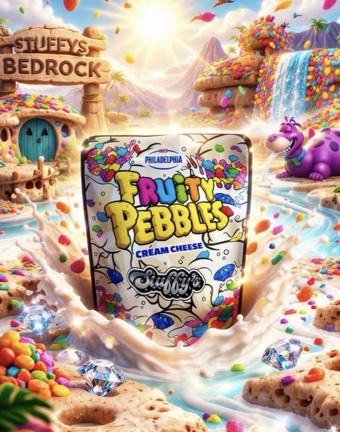 FRUITY PEBBLES CREAM CHEESE_0