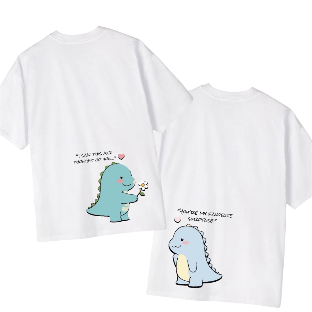 “Little Moments of Dino Duo” Couple Tee - Ventus