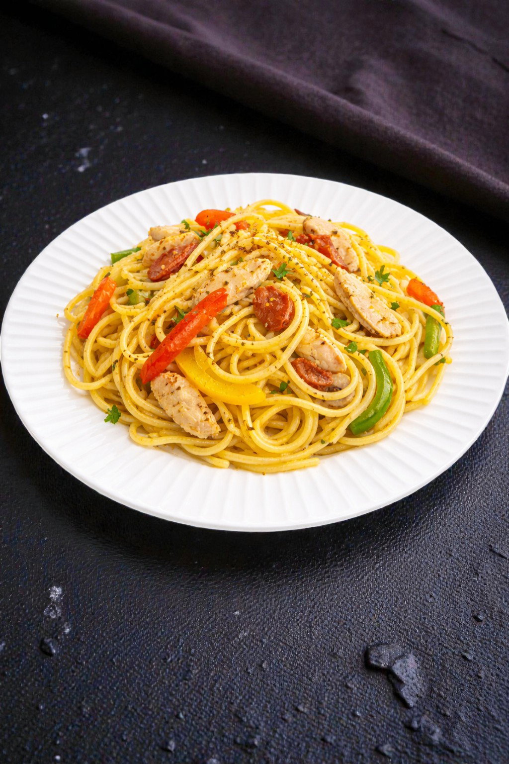 Aglio Olio Chicken Spaghetti