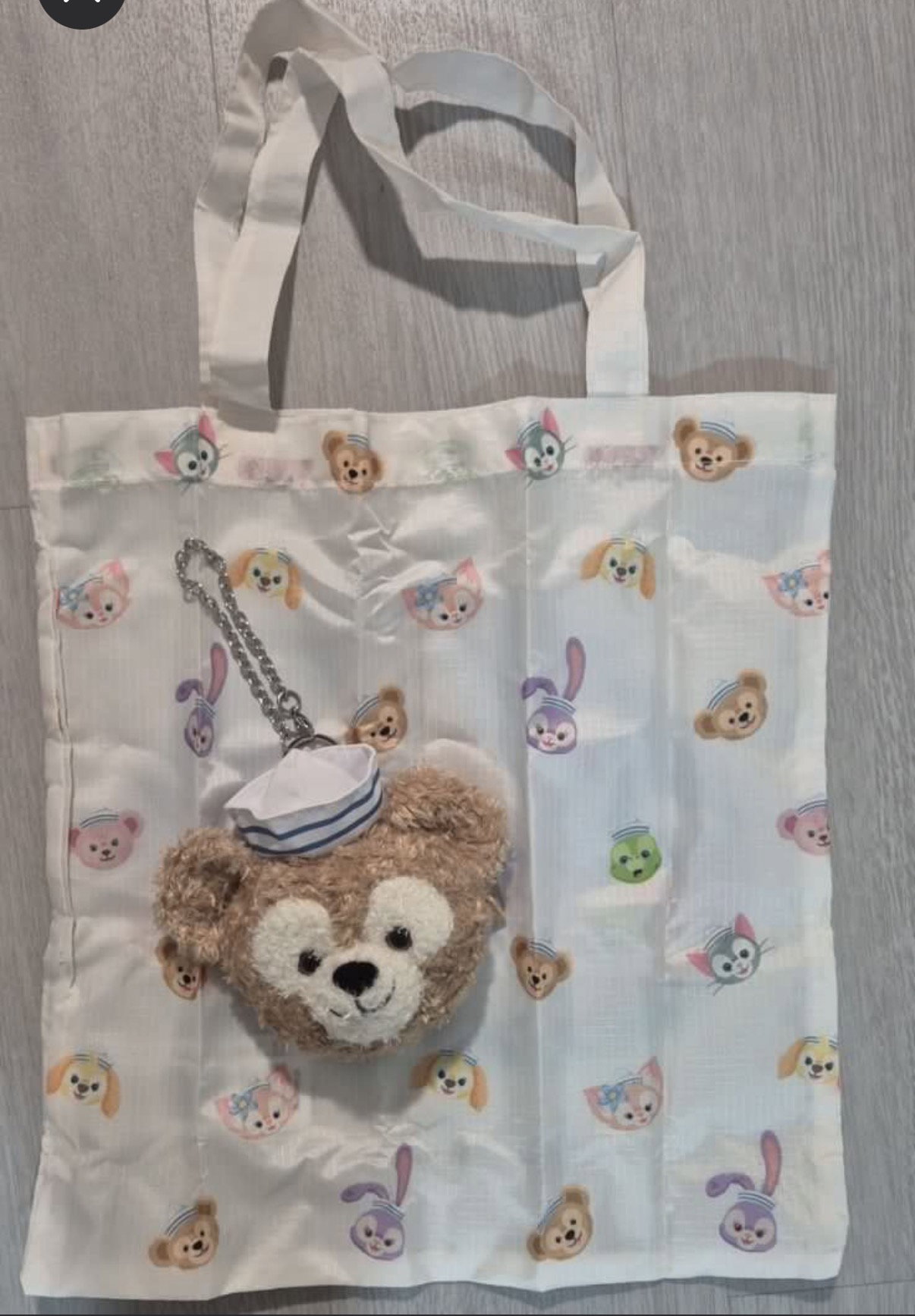 Duffy Pendant Plush with Packable Tote Bag_3