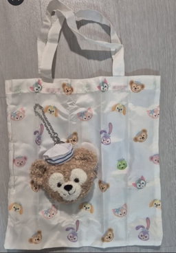 Duffy Pendant Plush with Packable Tote Bag