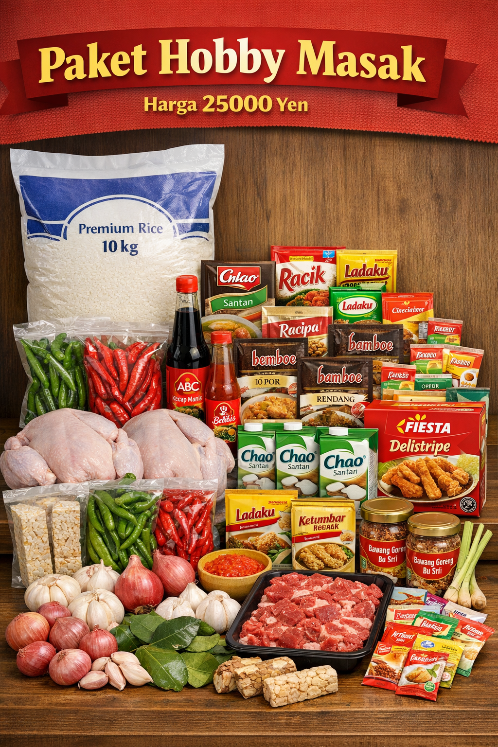 👑Paket Hobby Masak Gratis Ongkir👑