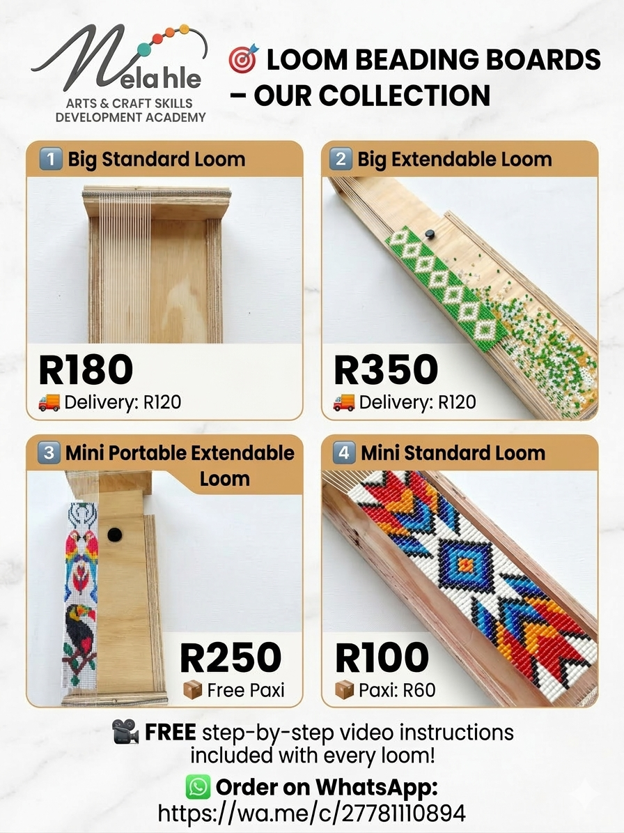 Loom beading board 