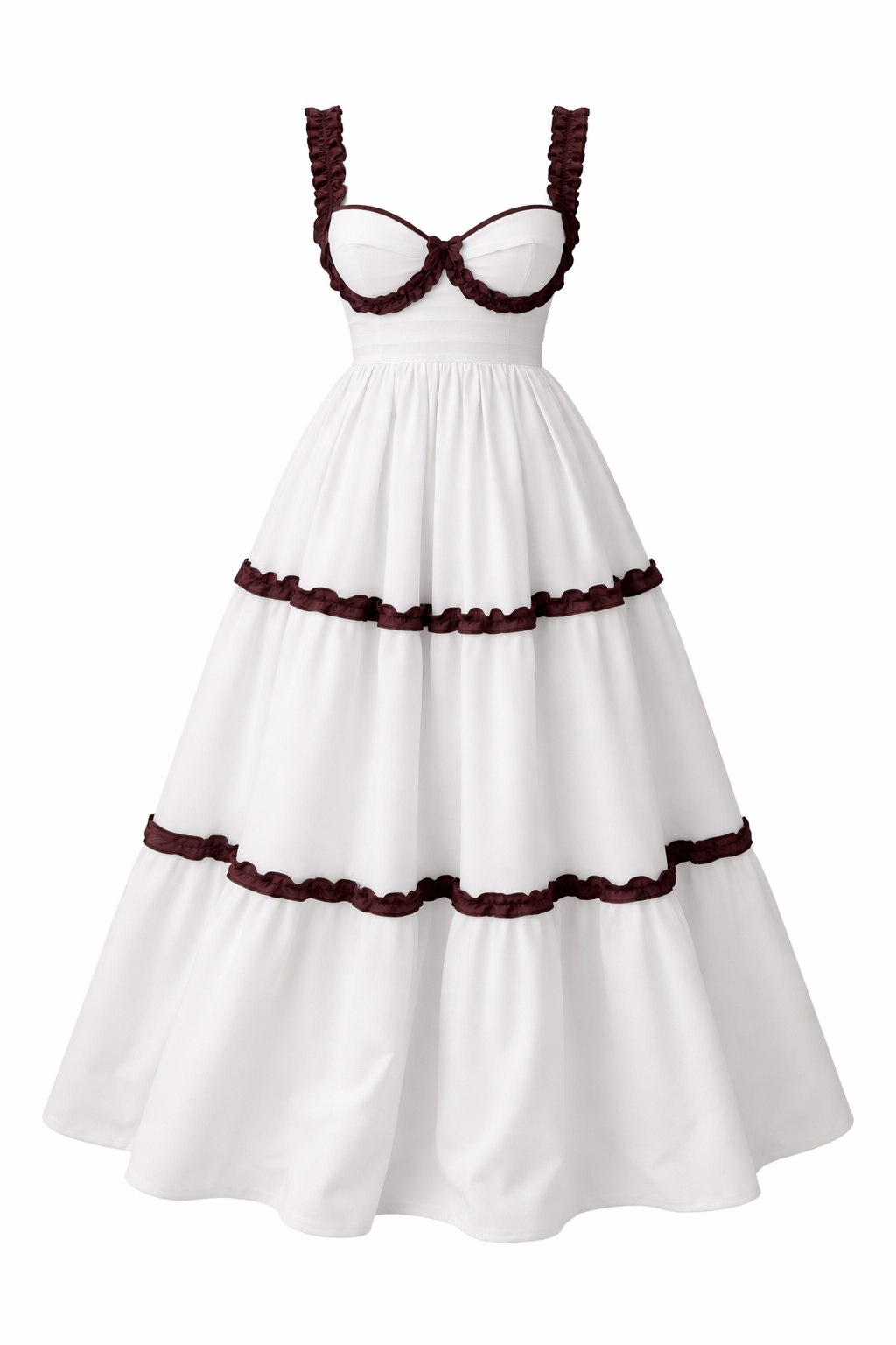 Maxi Dress With Ruffles
