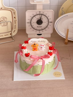 Ribbon Blossom Basque Burnt Cheesecake