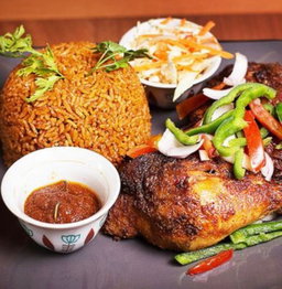 Jollof Rice with Chicken 