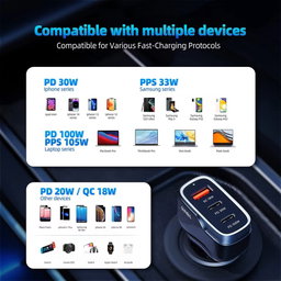 Sunda Super Fast Charge for Car 138W 
