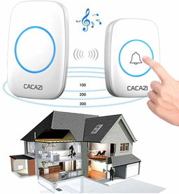 CACAZI Door Bell 300m White