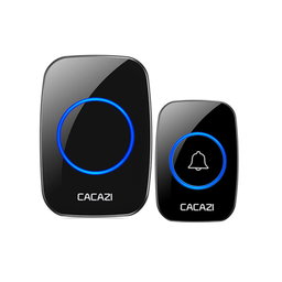 CACAZI Door Bell 300m Black