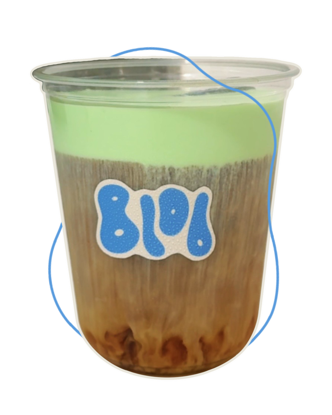 pandan cold foam cold brew