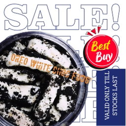 Oreo White Choc Bar