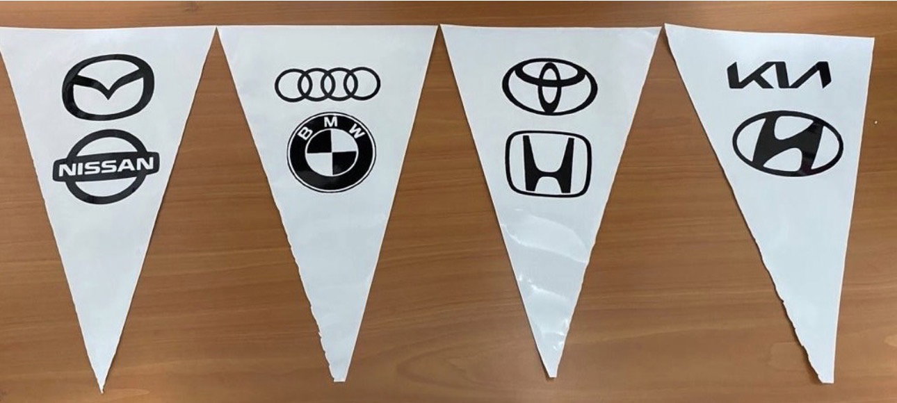 Banderines MARCA DE CARROS_2