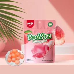 AMOS PEELERZ DURAZNO 65 G