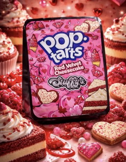 Pop Tarts Red Velvet Cheesecake