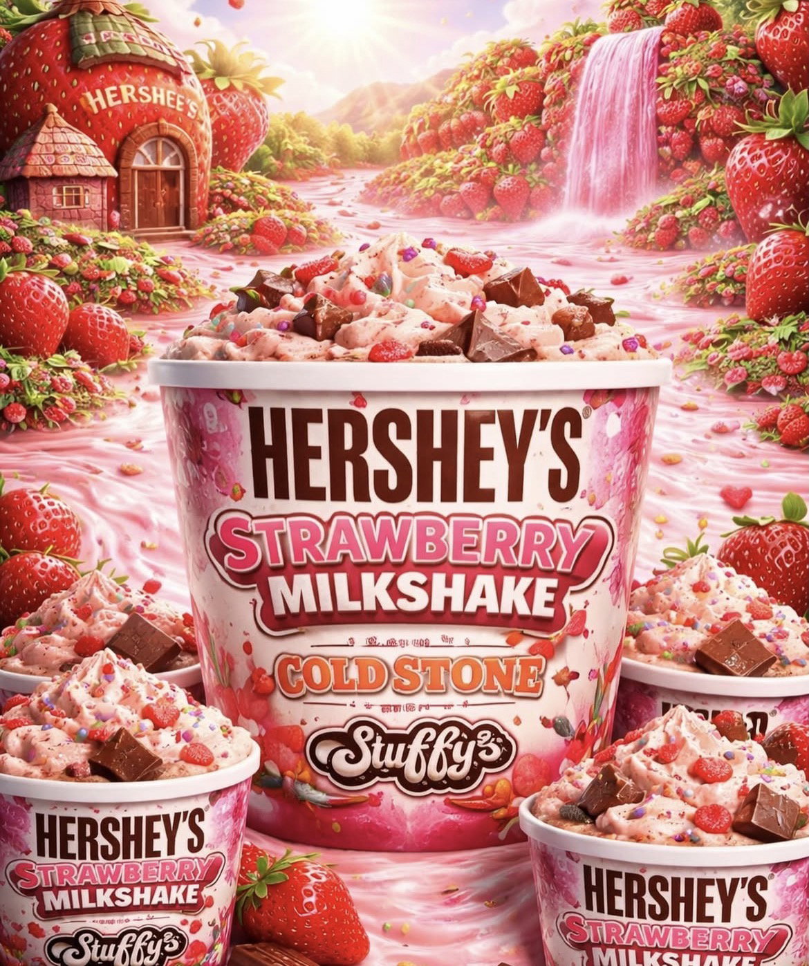 HERSEYS STRAWBERRY MILKSHAKE COLD STONE_0