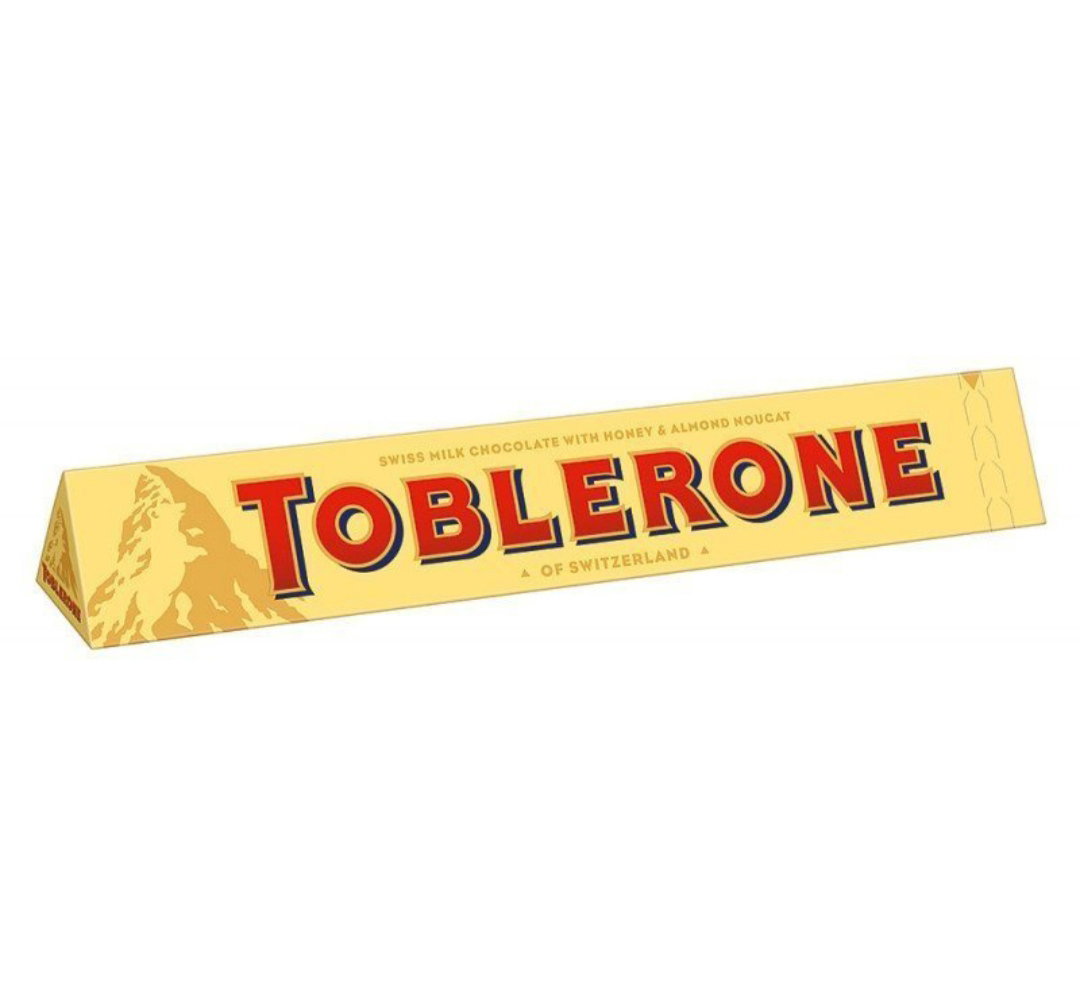 Toblerone milk chocolate with honey & almond nougat 100g_0