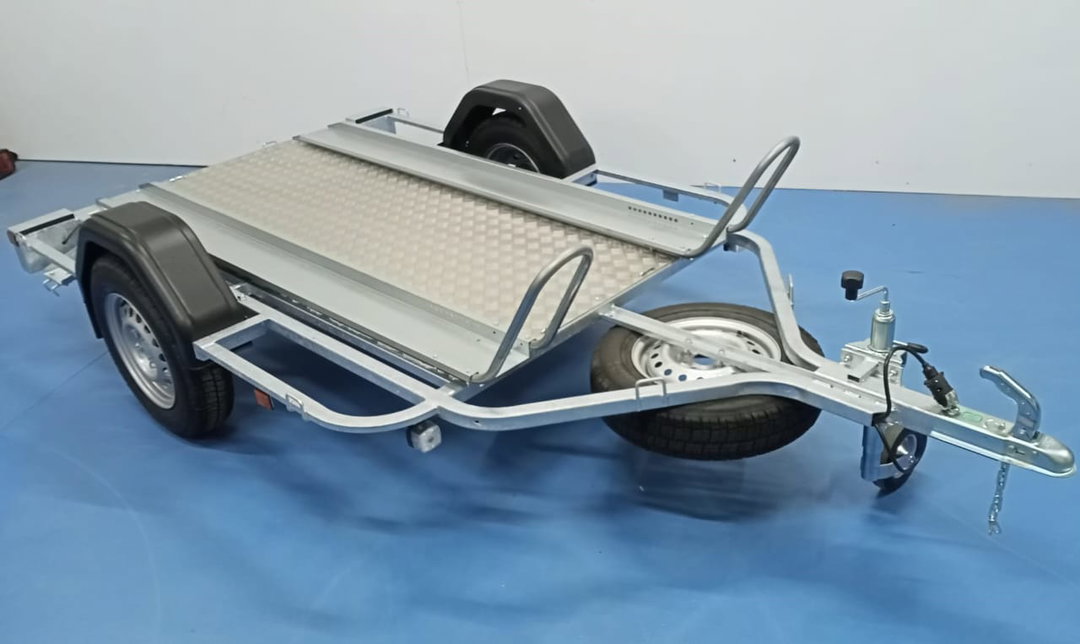 Remolque para motos MT-2L + plataforma de aluminio