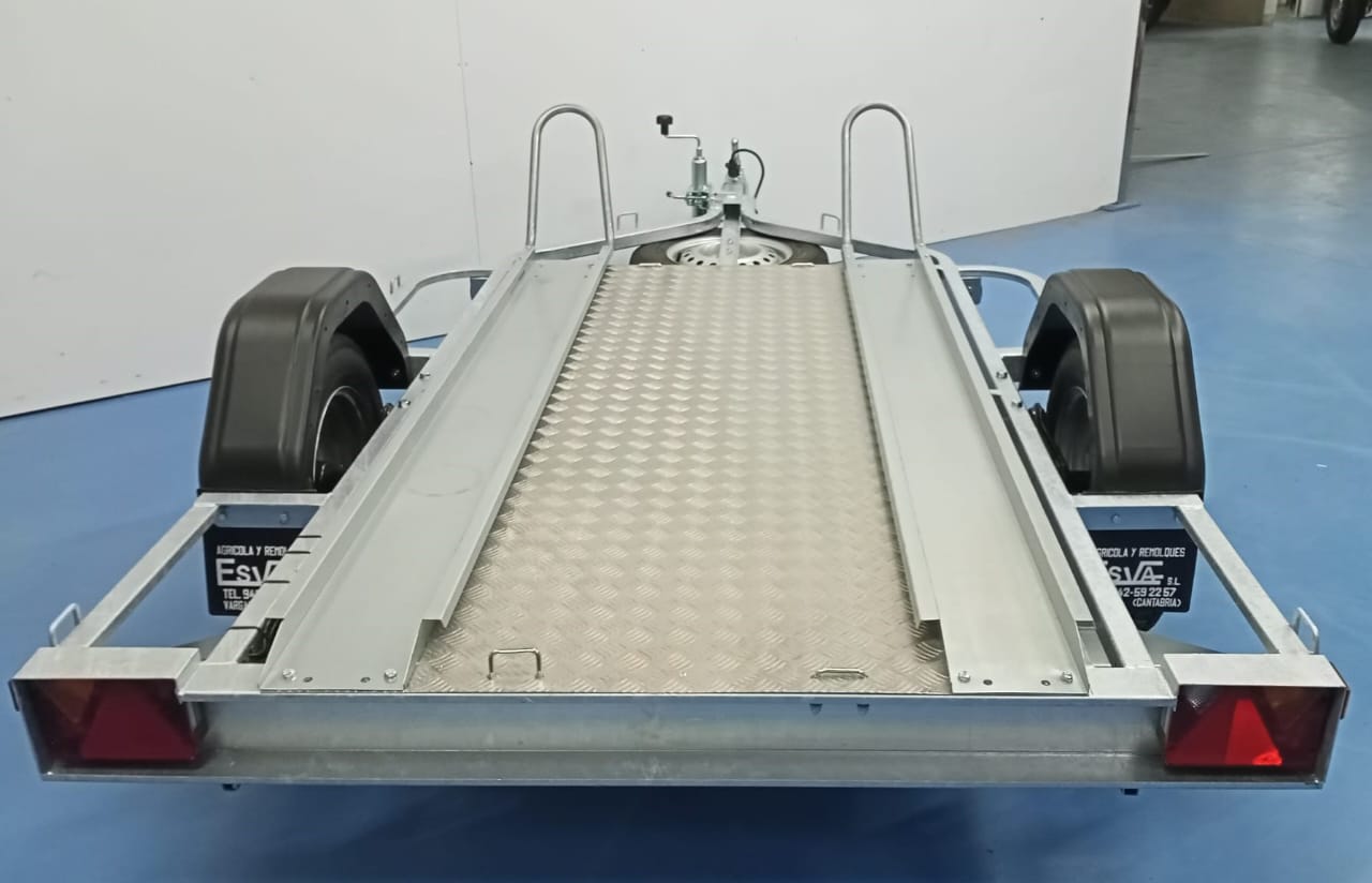 Remolque para motos MT-2L + plataforma de aluminio_2
