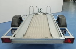 Remolque para motos MT-2L + plataforma de aluminio