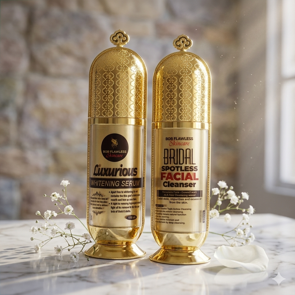 Bridal Spotless Facial Cleanser & Luxurious Whitening Serum_0