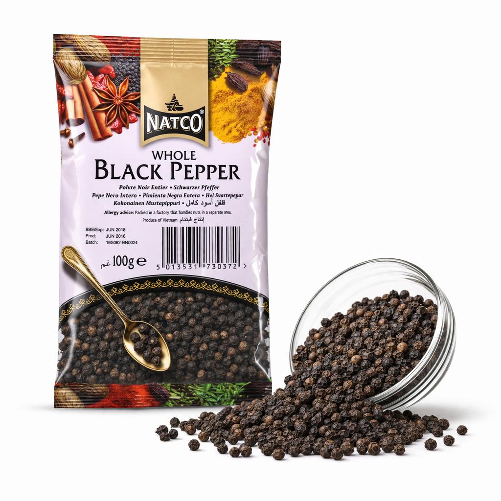 Natco Black Pepper Whole 100g_0