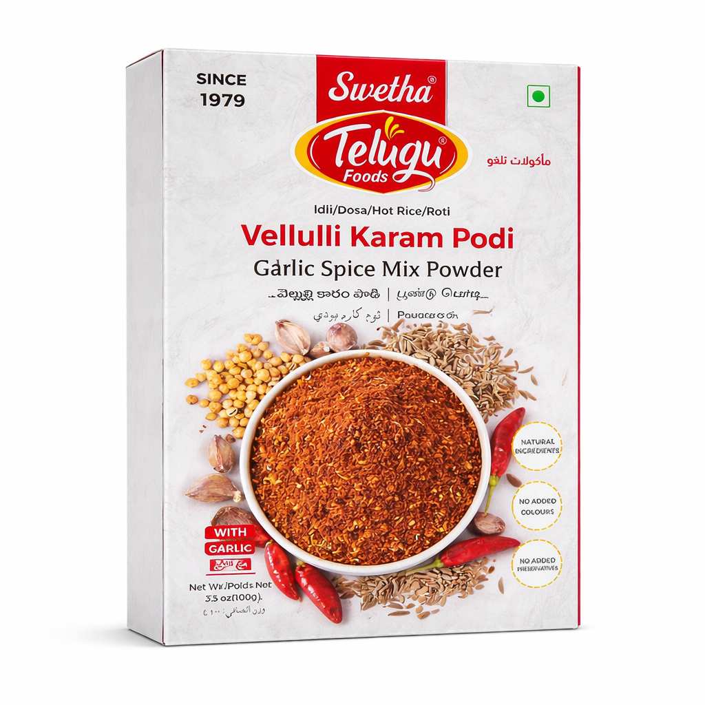 Telugu Foods Velluli Karam Podi 100g