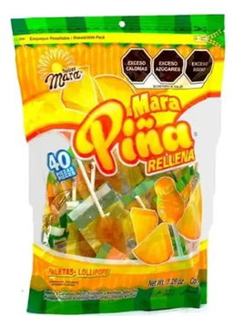 PALETA PIÑA RELLENA OPTIMAL MARA BSA C/40 PZS