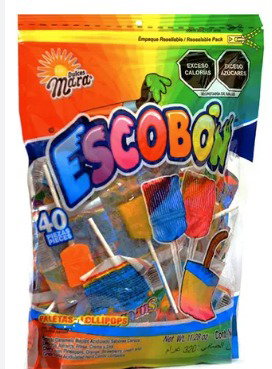 PALETA ESCOBON SURTIDO OPTIMAL MARA BSA C/40 PZS