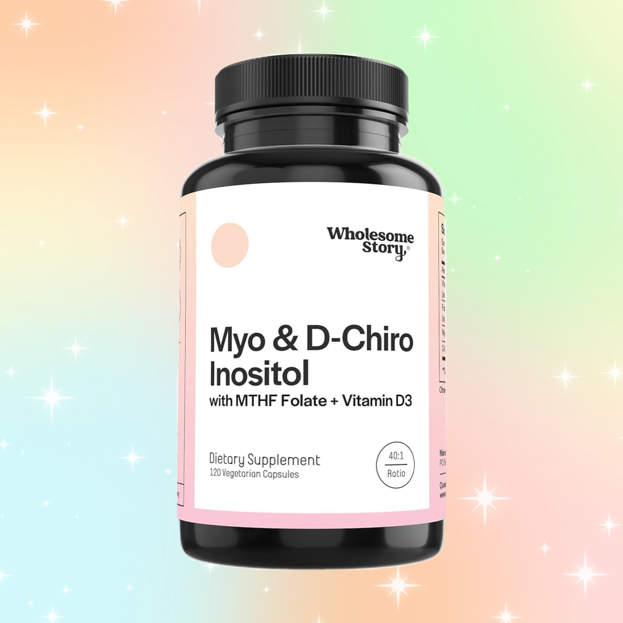 Wholesome Story myo inositol with folate + vitamin D3_0