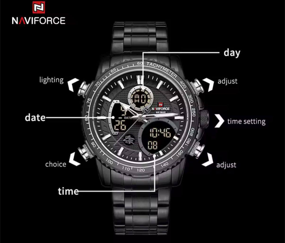 NAVIFORCE MEN WATCH 9182 _5