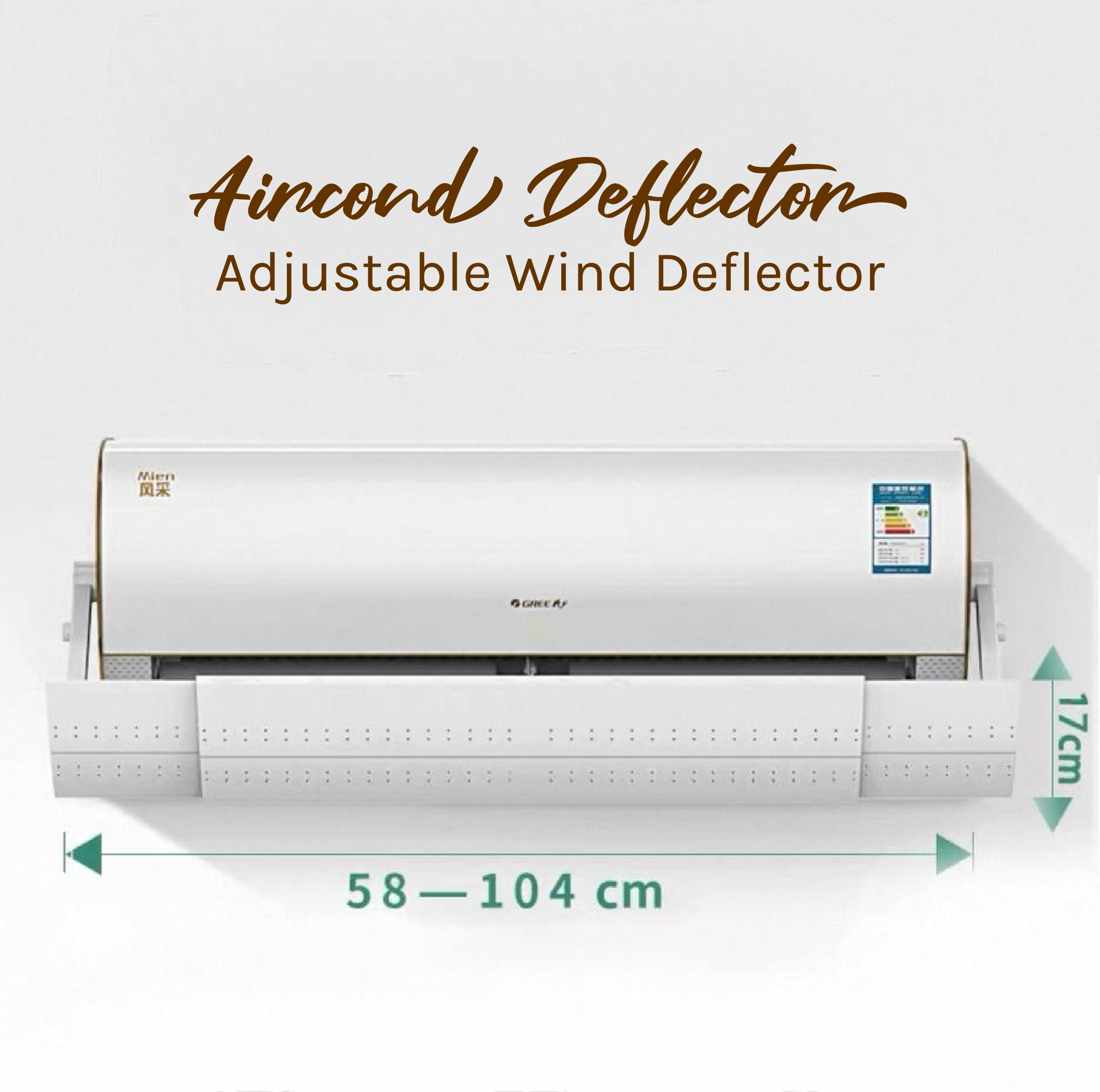 10500138 - AIRCOND WIND DEFLECTOR