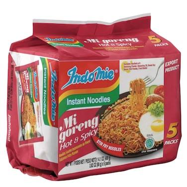 Indomie noodles mi goreng hot & spicy 5 pack_0