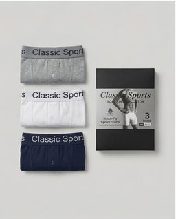 Button Fly Boxer Shorts