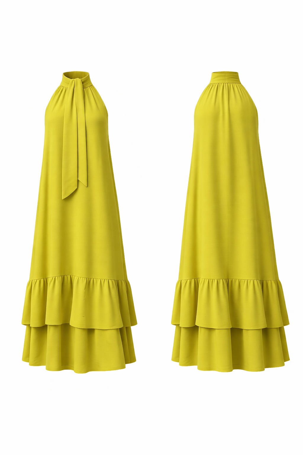 A-Line Tiered Dress