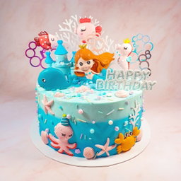 Cute Mermaid Cake