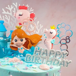 Cute Mermaid Cake